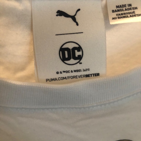 PUMA GIRLS MARVEL DC WONDER WOMAN TEE SHIRT - Picture 2 of 4